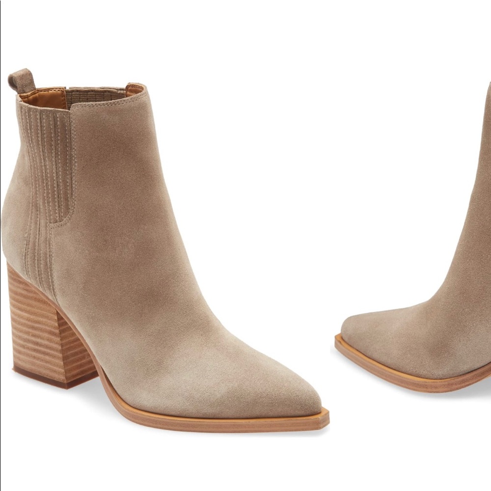 Marc Fisher Oshay Pointed Toe Bootie 7.5